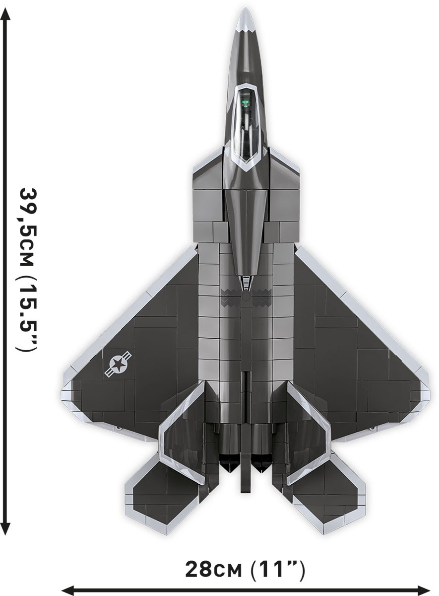 Stavebni bloki Armed Forces Lockheed F-22 Raptor 4