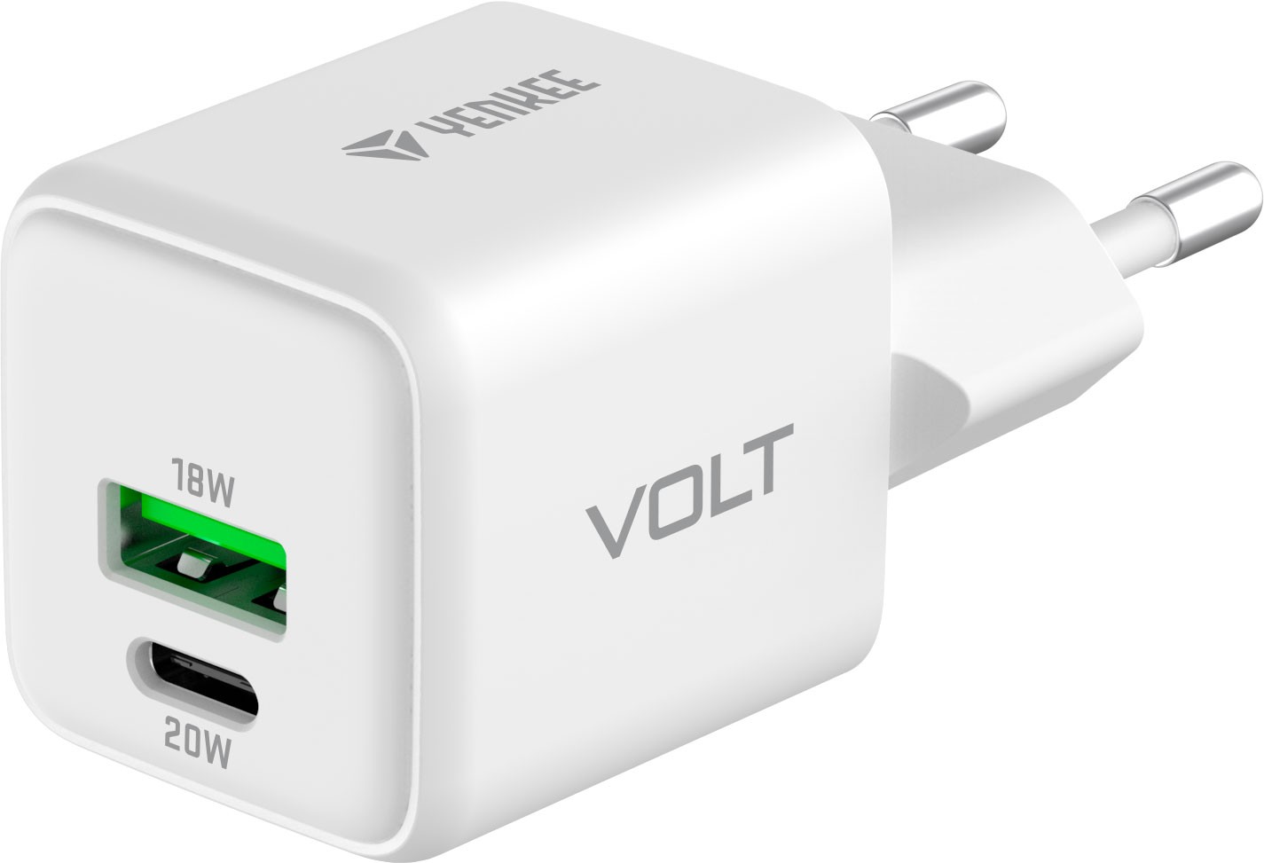 Polnilnik USB C/A 20W/18W 3A PD 3.0 QC3.0