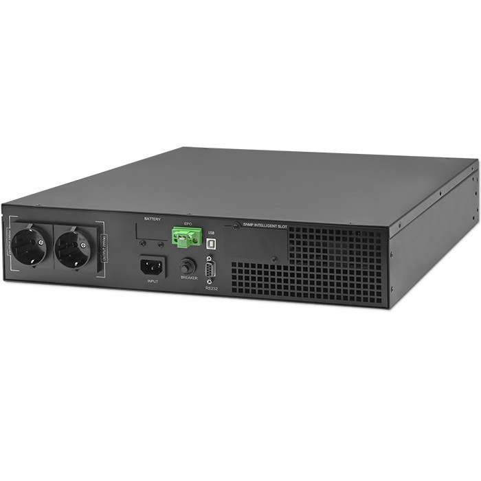 UPS napajalnik za RACK | 1kVA | 1000W | Power Factor 1.0 | LCD | On-line