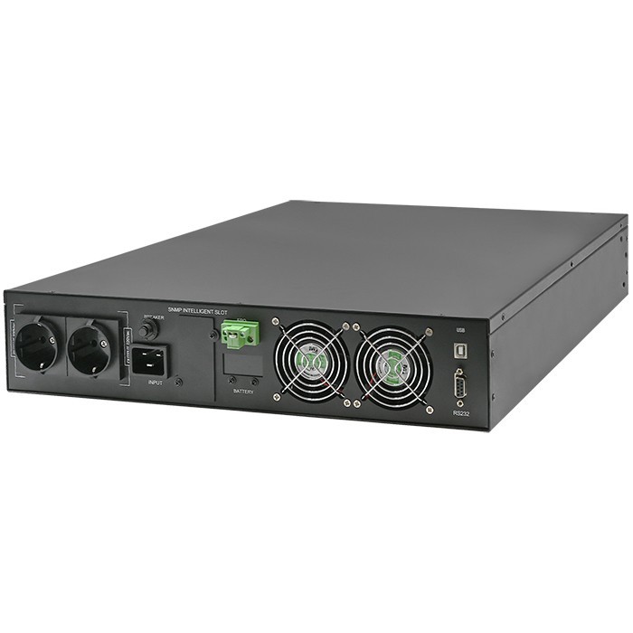 UPS napajalnik za RACK | 3kVA | 3000W | Power Factor 1.0 | LCD | On-line 2