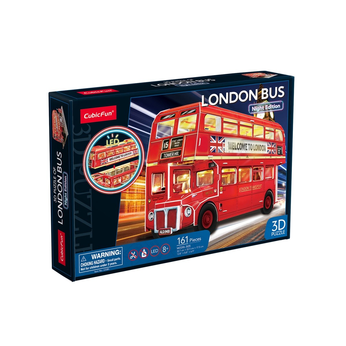 3D puzzle - Londonski avtobus 2