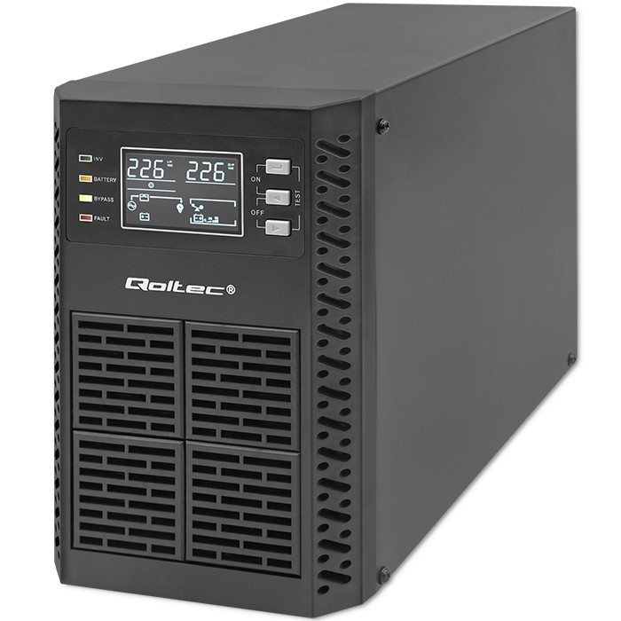 UPS napajalnik 1kVA/1000W, LCD, EPO, USB, On-line