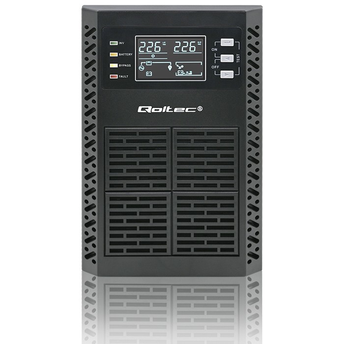 UPS napajalnik 2kVA/2000W, LCD, EPO, USB, On-line 3