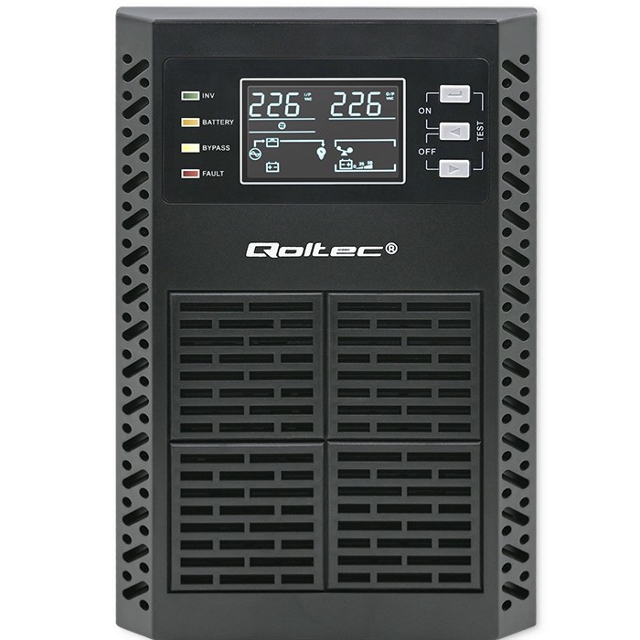 UPS napajalnik 2kVA/2000W, LCD, EPO, USB, On-line 6