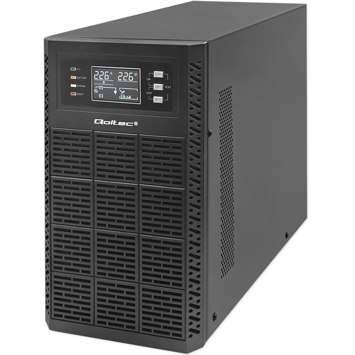 UPS napajalnik 3kVA/3000W, LCD, EPO, USB, On-line