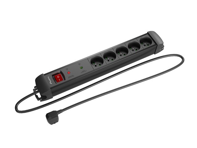 Lanberg napajalna letev SP1-05E-0300-BK 5x230V, 3m 2