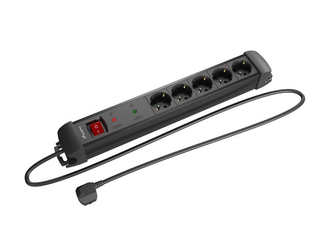 Lanberg napajalna letev SC SP1-05F-0150-BK 5x230V, 1.5m 3