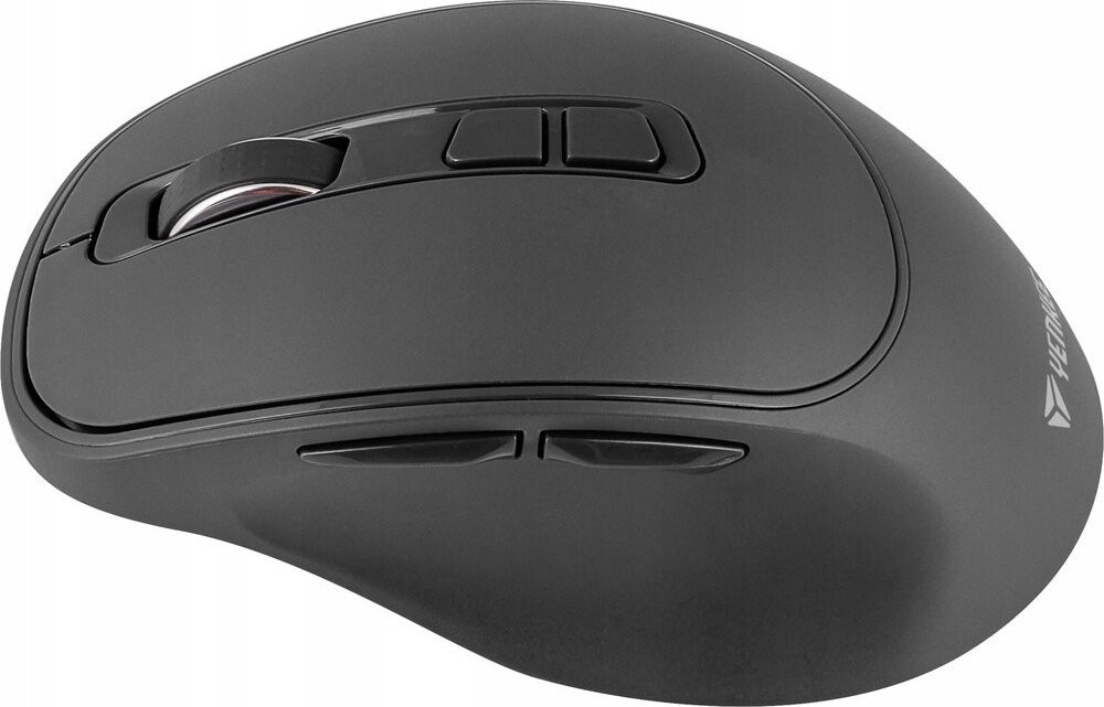 Brezžična miška YENKEE 2.4Ghz, akumulator, 6 gumbov, 2400DPI, siva 3