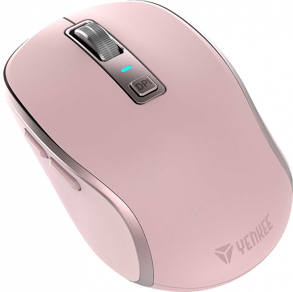 Brezžična miška YENKEE DUAL WiFi+Bluetooth, akumulator, 2400DPI, vijolična 2