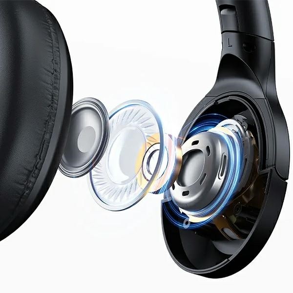 USAMS YH Series Bluetooth 5.3 naglavne slušalke, črne 2