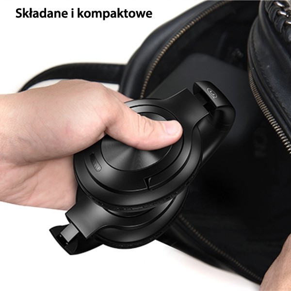 USAMS YH Series Bluetooth 5.3 naglavne slušalke, črne 7