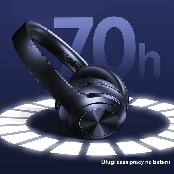 USAMS YH Series Bluetooth 5.3 naglavne slušalke, črne 8