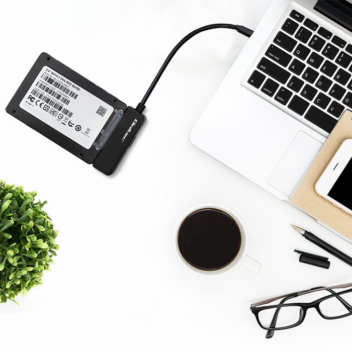 Adapter SATA v USB-C za diske 2.5" SSD/HDD, 5Gb/s, do 2TB 6