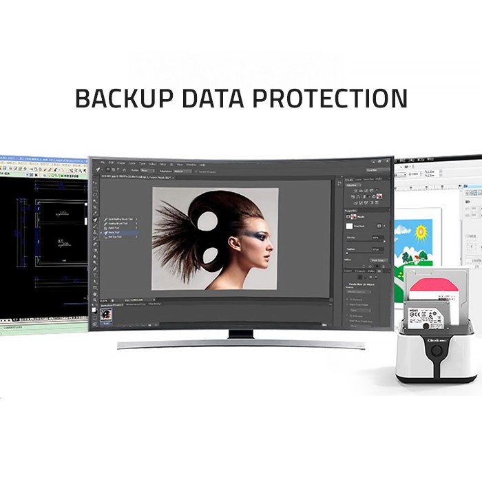Priklopna postaja za diske 2.5"/3.5" SATA III, USB 3.0, kloniranje 4