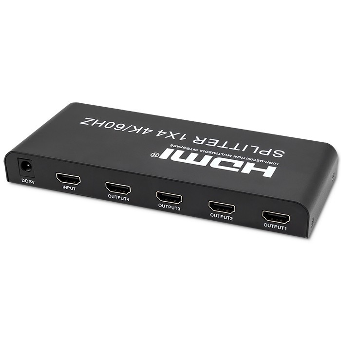Aktivni HDMI razdelilnik 4x 4K@60Hz 7