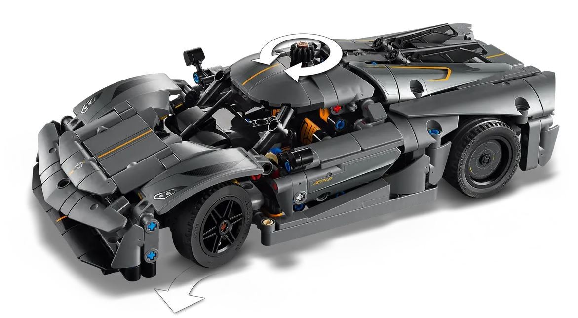 Gradbeni bloki Technic - Hipersamochod Koenigsegg Jesko Absolut 8