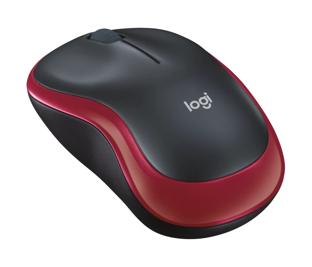 Brezžična miška M185 rdeča