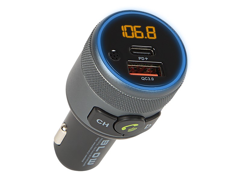 BLOW FM oddajnik Bluetooth 5.1, QC3.0 + PD 24W