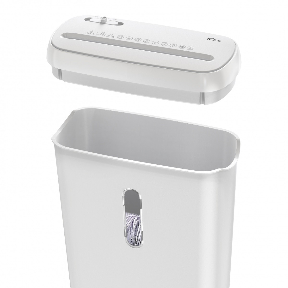Univerzalni drobilnik dokumentov, folij in kartic WHITE SHREDDER MT223 6