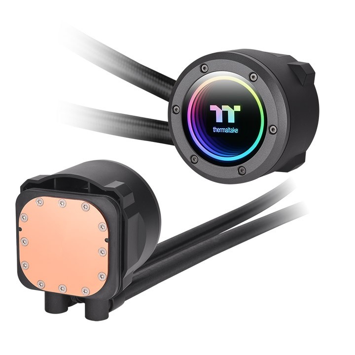 Thermaltake TH420 V2 ARGB vodno hlajenje CPU, 3x 140mm ventilatorji, bakreni blok 2