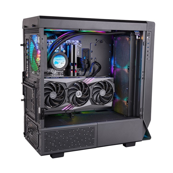Thermaltake Toughliquid Ultra 420 RGB vodno hlajenje (2.1" LCD, 3x 140mm RGB ventilatorji) 5