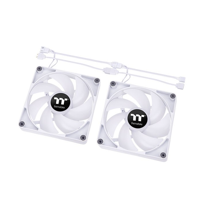 Ventilator CT120 ARGB 12cm, 2 kos, Snow 3