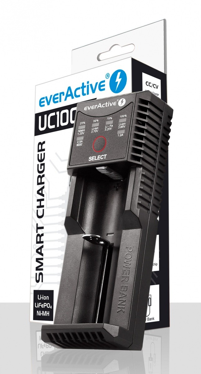 Polnilnik za baterije Power Bank UC-100C (Li-ion, Ni-MH) 5