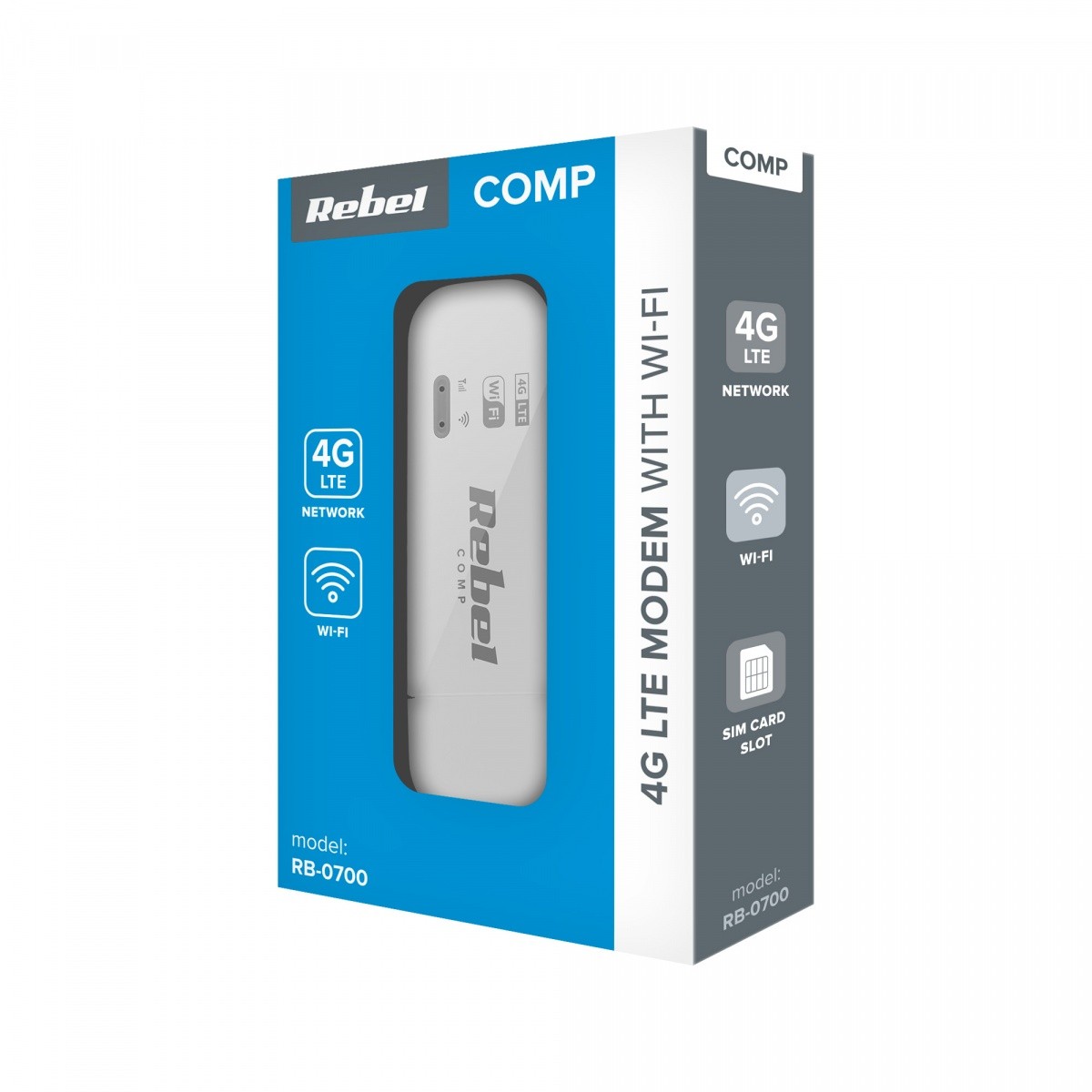 USB modem 4G LTE z WiFi Rebel 2