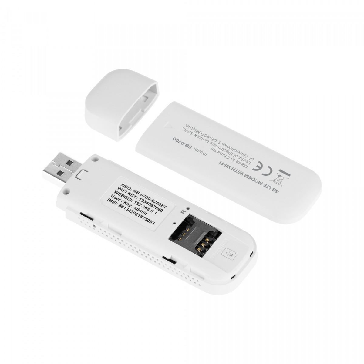 USB modem 4G LTE z WiFi Rebel 7