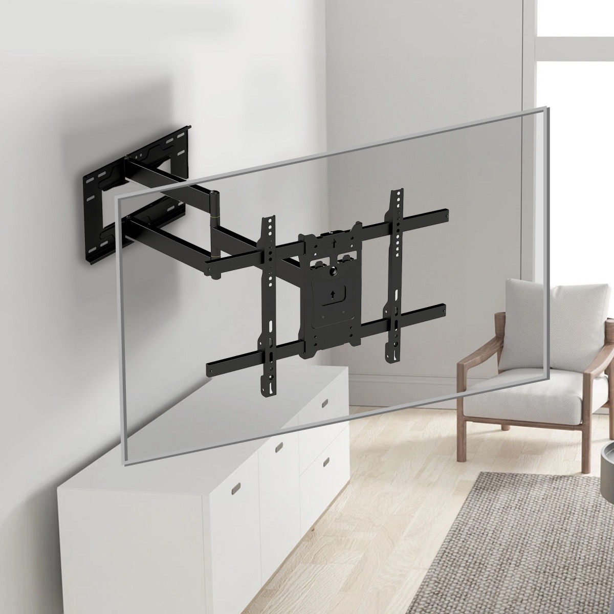 Zglobni nosač za TV 91,5 cm 37-80' do 45kg MC-985 2