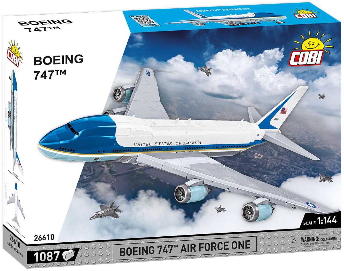 Cobi Klocki 26610 Boeing 747 Air Force One komplet