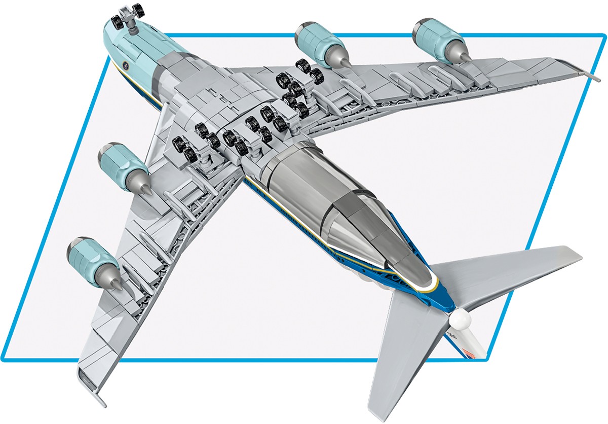Cobi Klocki 26610 Boeing 747 Air Force One komplet 7