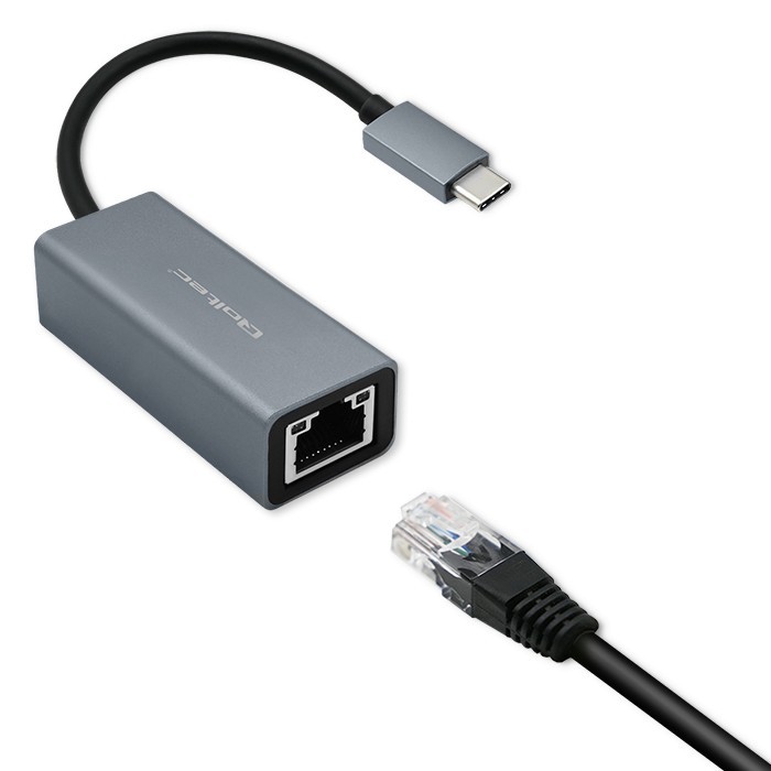 Adapter Qoltec USB-C na RJ45 Ethernet 1000Mbps, aluminijasto ohišje 3