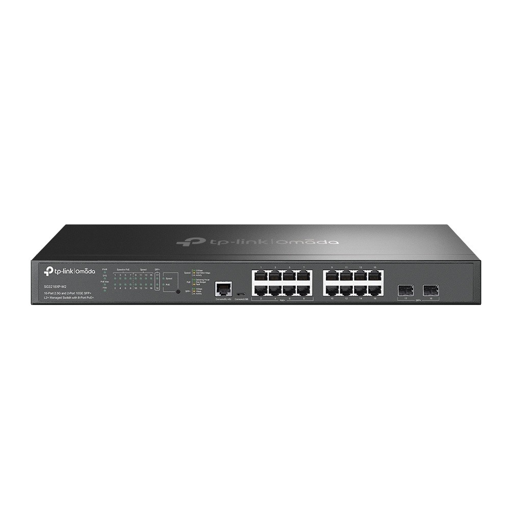 Upravljani preklopnik SG3218XP-M2: 16x 2.5GbE PoE+, 2 SFP+