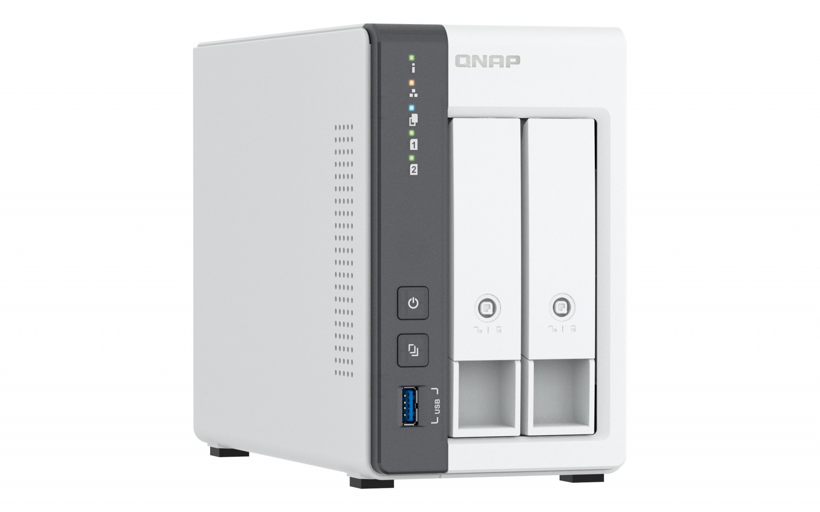 TS-216G NAS strežnik: 2bay, ARM 2.0GHz QC, 4GB RAM, 1x 2.5GbE 3