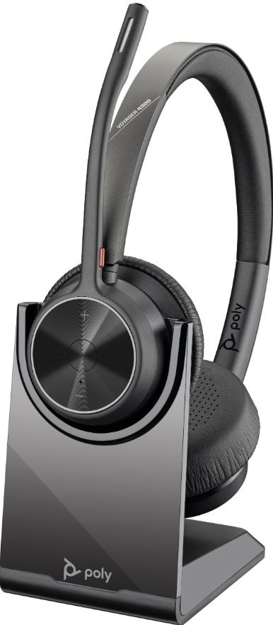 Slušalke Poly Voyager 4320-MS-Teams z USB-C/BT700 in stojalom