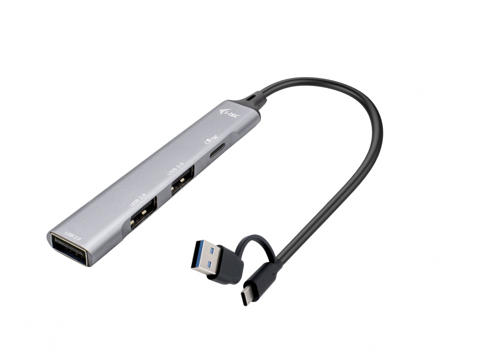 USB-C/USB-A HUB: 1x USB 3.0 + 3x USB 2.0