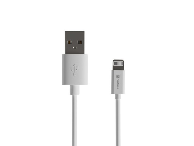 Kabel Lightning M-USB-A M, 2m, Bel MFI