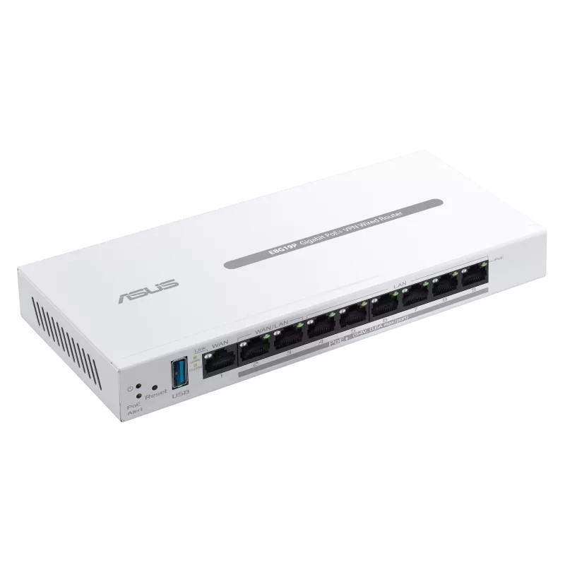 VPN usmerjevalnik Asus EBG19, 9-portni PoE+ 5