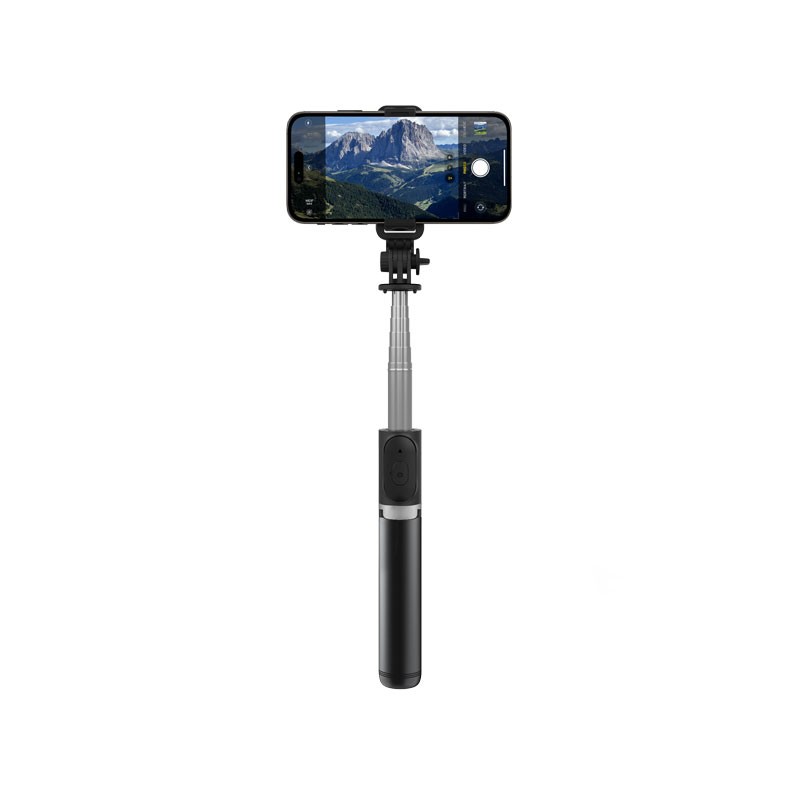 SelfieGo Bluetooth selfie palica in tripod (20-101 cm), črna 3