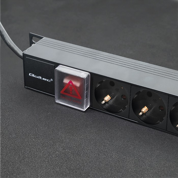 Napajalna letev PDU za RACK 16A, 16xSCHUKO, vertikalna 5