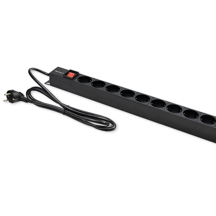 Napajalna letev PDU za RACK 16A, 16xSCHUKO, vertikalna 6