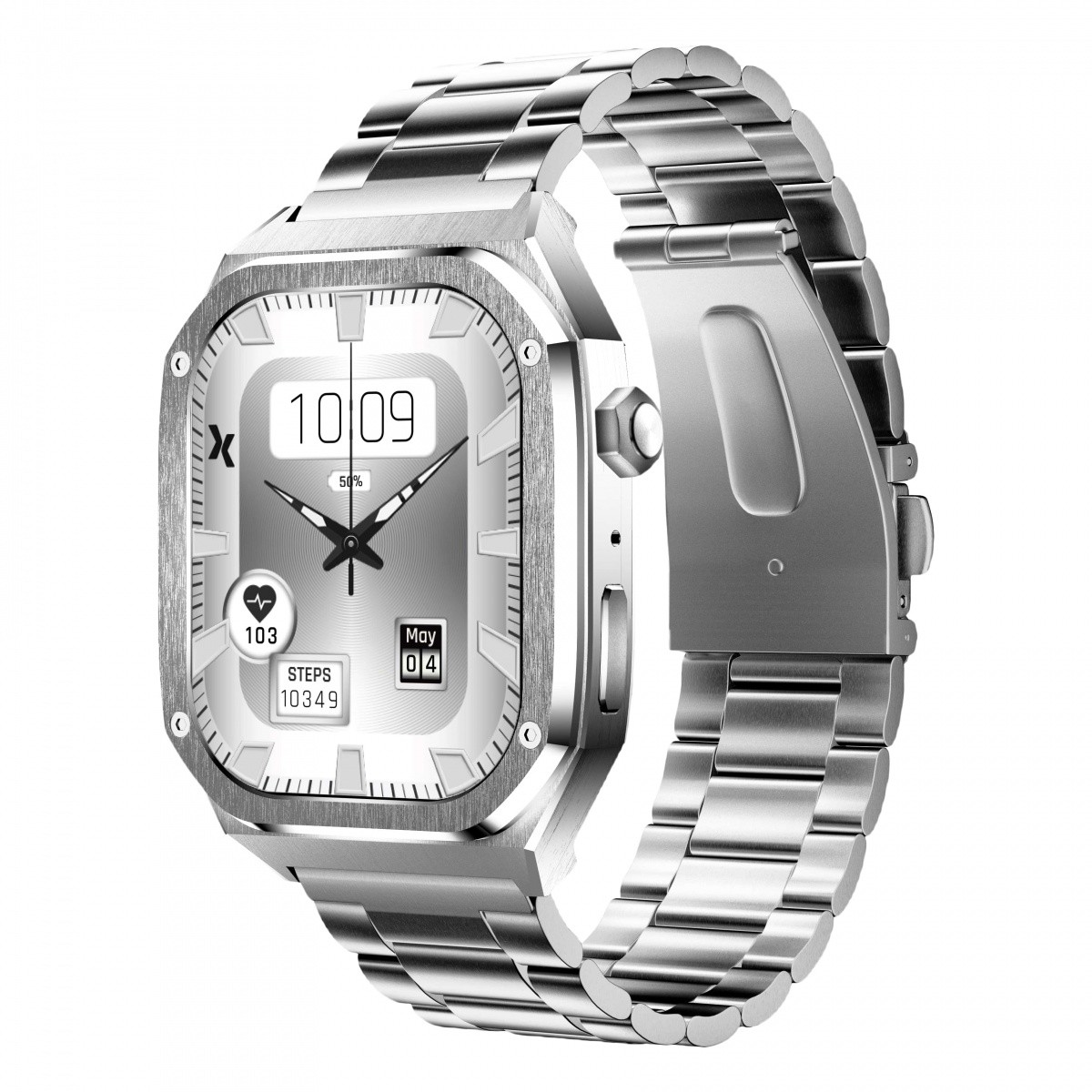 Pametna ura Smartwatch FW65 Iron S, srebrna
