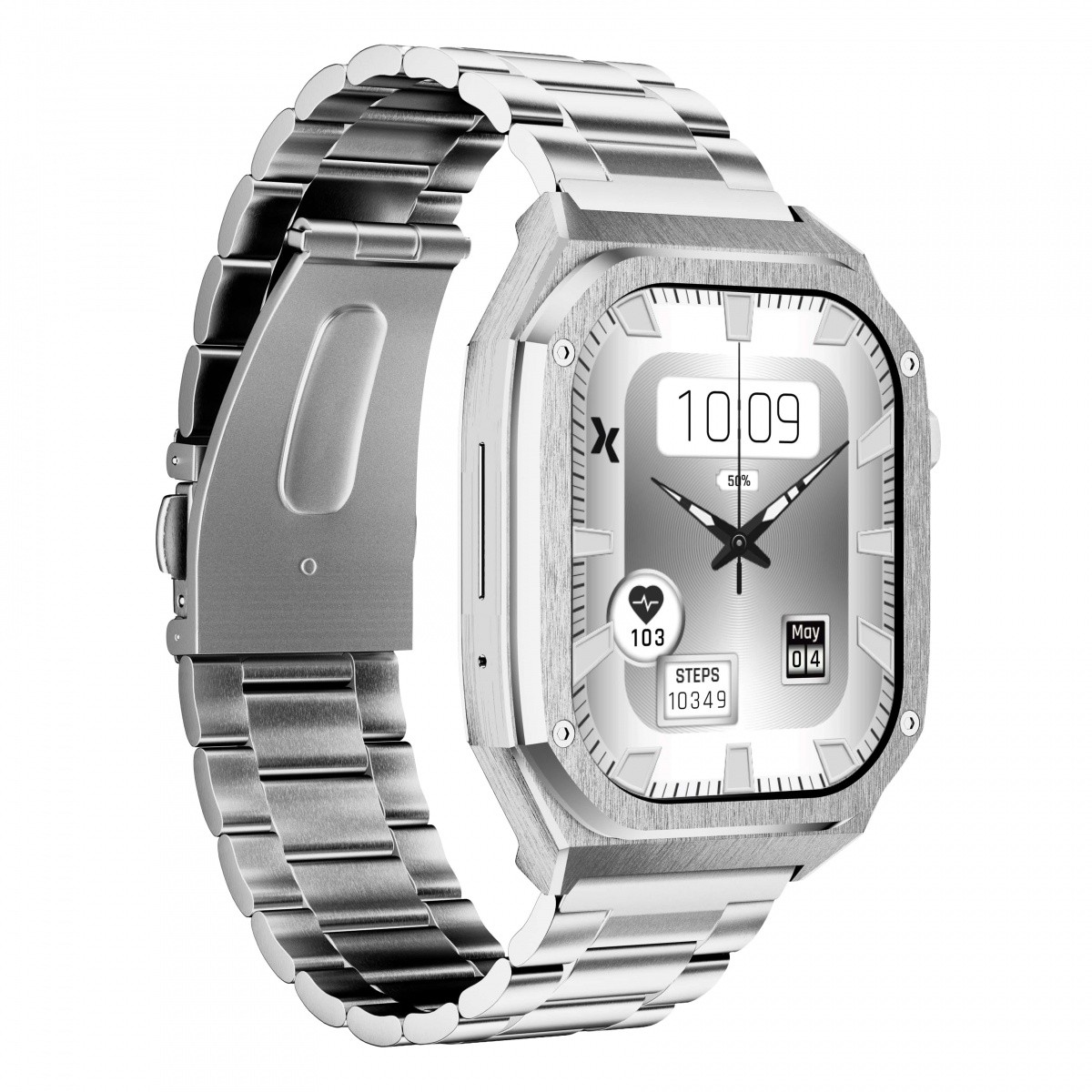 Pametna ura Smartwatch FW65 Iron S, srebrna 4
