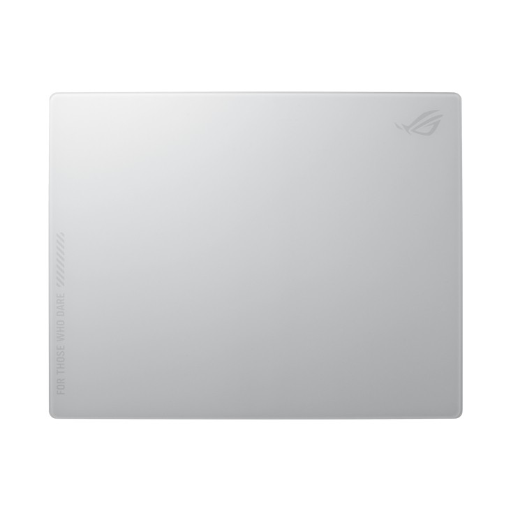 Gaming podloga ROG Moonstone Ace Glass, 500x400 mm, bela