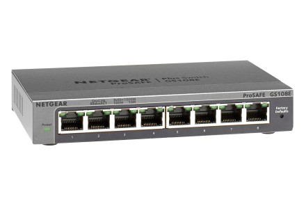Mrežni preklopnik Netgear GS108E, 8xGE