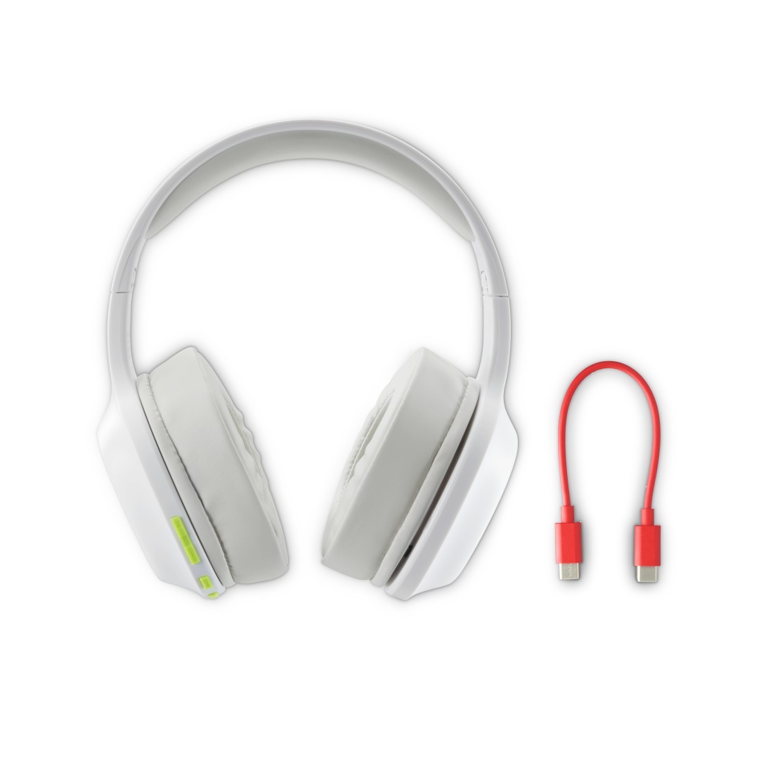 Naglavne slušalke Bluetooth, bele