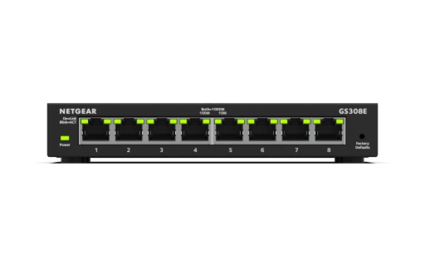 Netgear GS308E Upravljivi Mrežni Stikalo, 8x GE 2