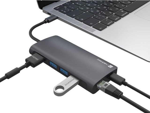 Večnamenski USB-C adapter Fowler 2 V2 z HDMI 4K 4