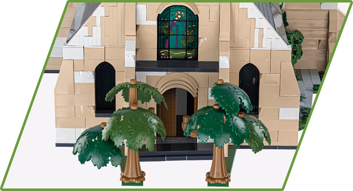 Cobi Kockice: "Kościół w Sainte-Mere-Eglise" gradbeni set 5
